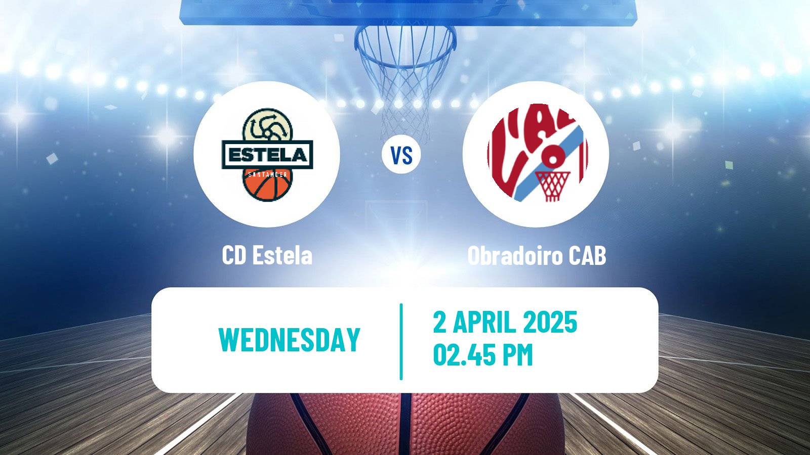 Basketball Spanish LEB Oro Estela - Obradoiro CAB