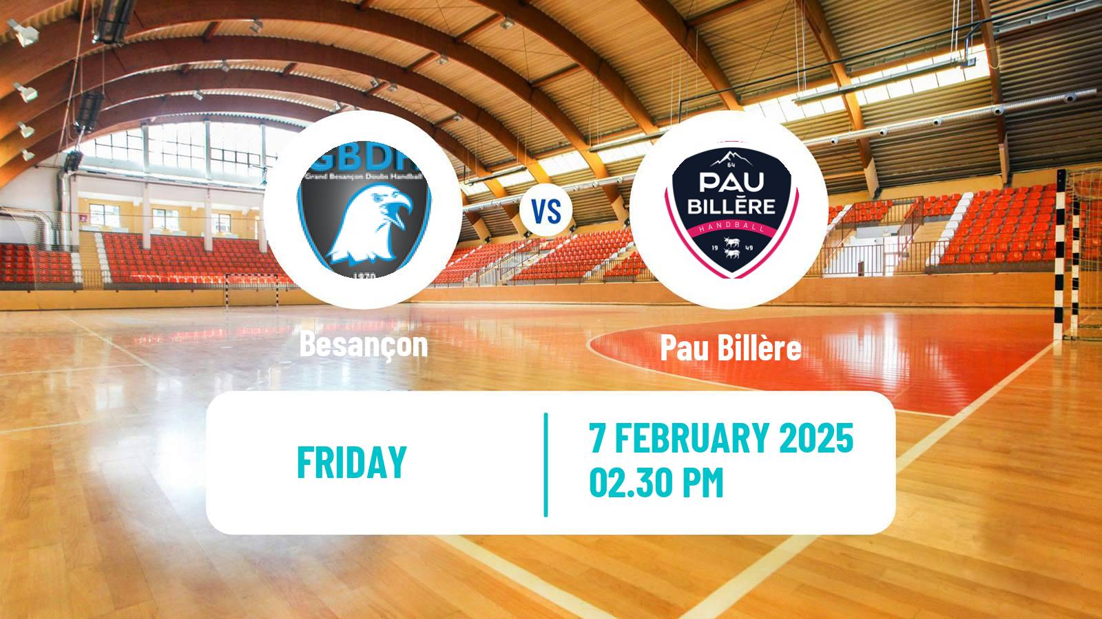 Handball French Proligue Handball Besançon - Pau Billère