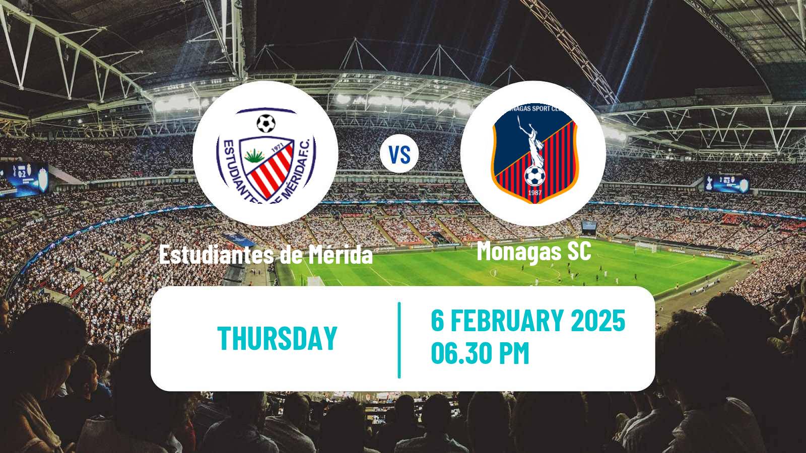 Soccer Venezuelan Primera Division Estudiantes de Mérida - Monagas