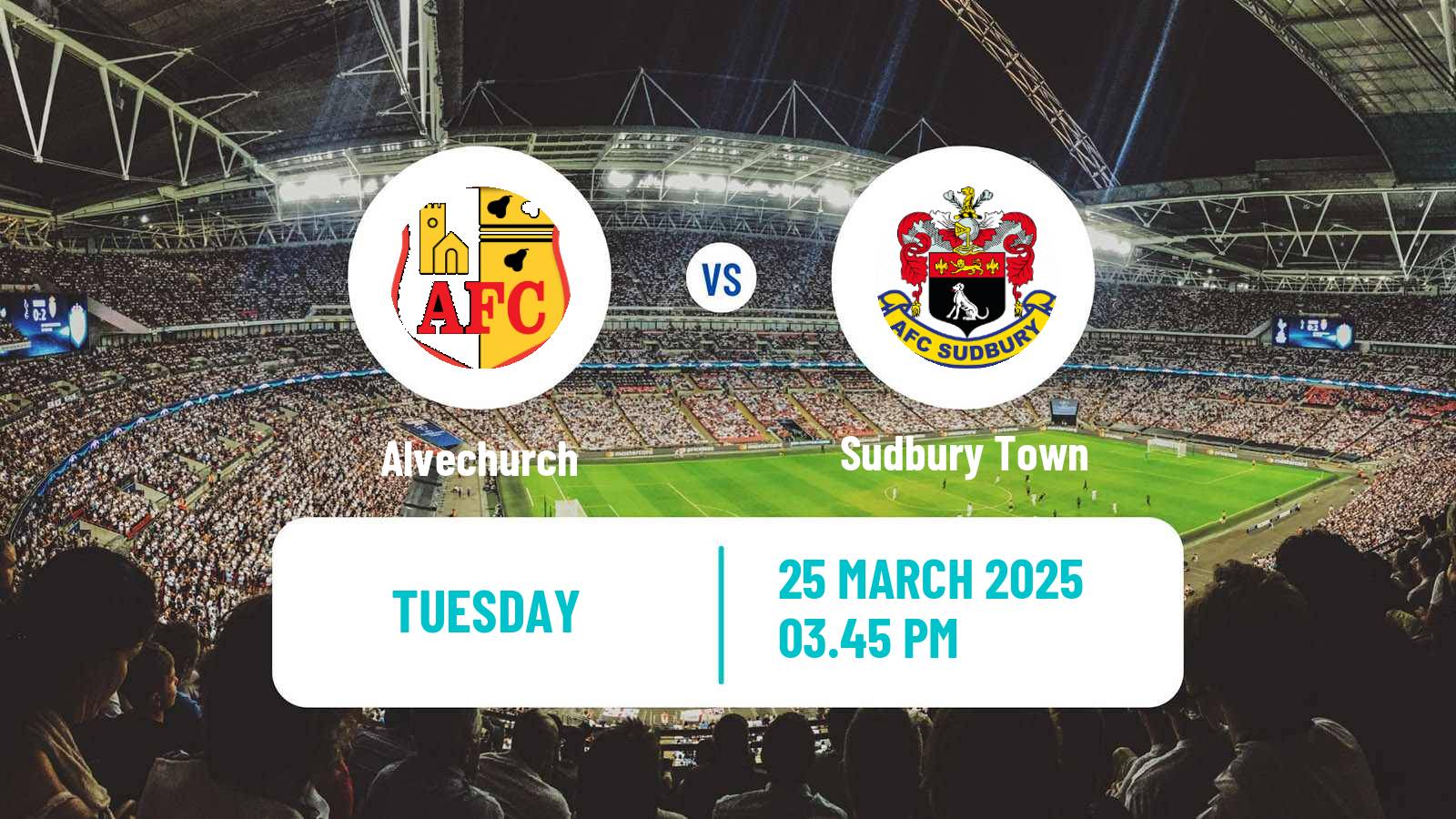 Soccer English Southern League Central Division Alvechurch - Sudbury Town