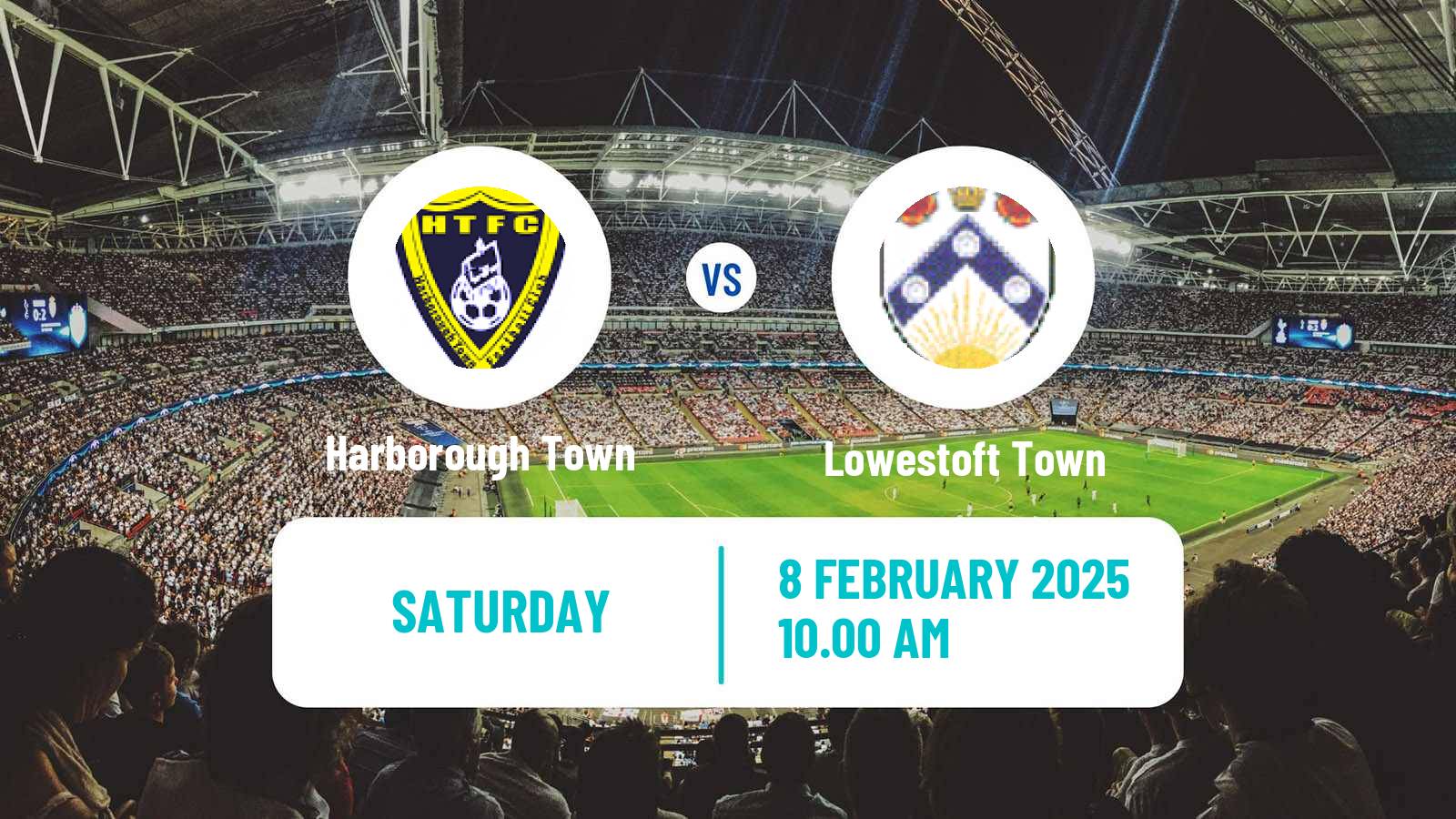 Soccer English Southern League Central Division Harborough Town - Lowestoft Town
