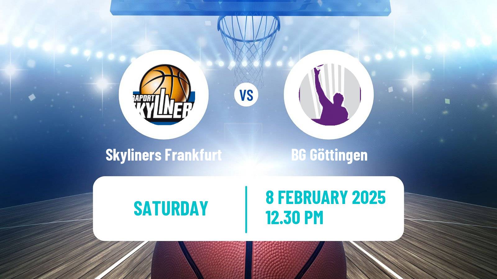 Basketball German BBL Skyliners Frankfurt - BG Göttingen