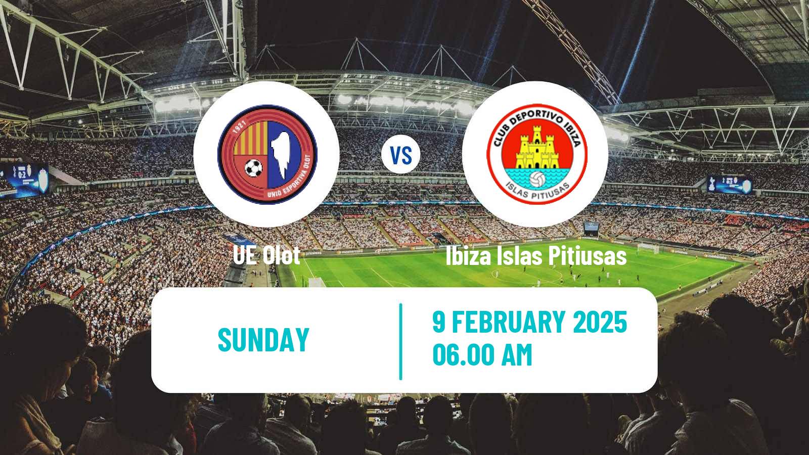 Soccer Spanish Segunda RFEF - Group 3 Olot - Ibiza Islas Pitiusas