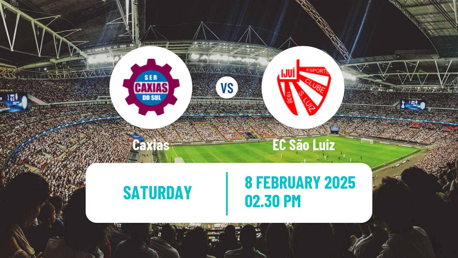 Football Brazilian Campeonato Gaucho Caxias - São Luiz