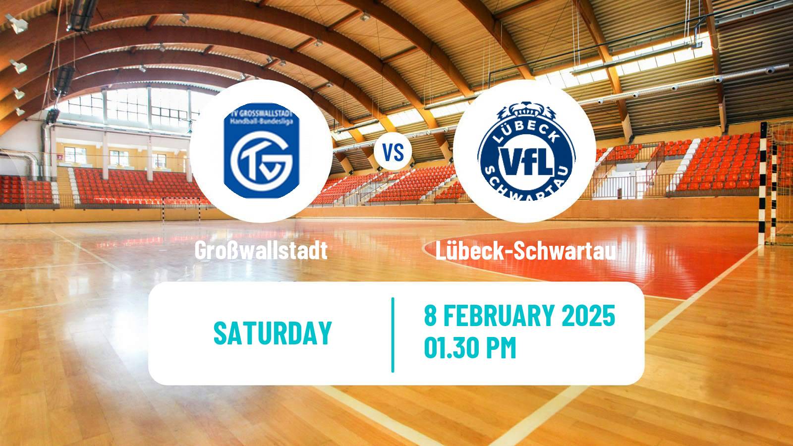 Handball German 2 Bundesliga Handball Großwallstadt - Lübeck-Schwartau