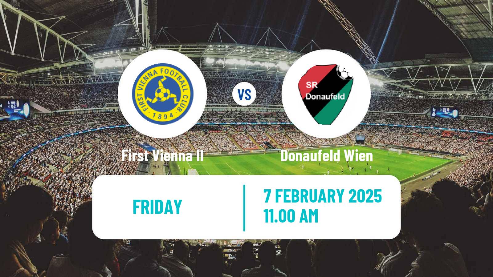 Football Club Friendly First Vienna II - Donaufeld Wien