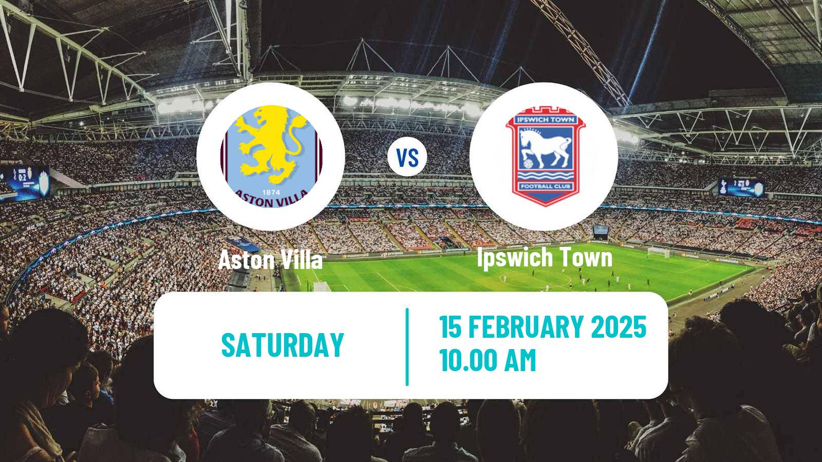 Soccer English Premier League Aston Villa - Ipswich Town