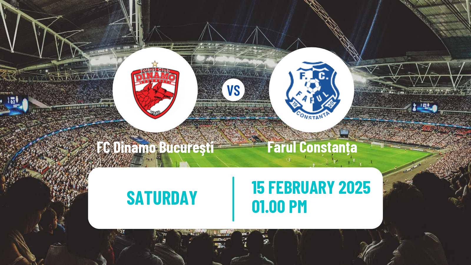Soccer Romanian Liga 1 FC Dinamo Bucureşti - Farul Constanța