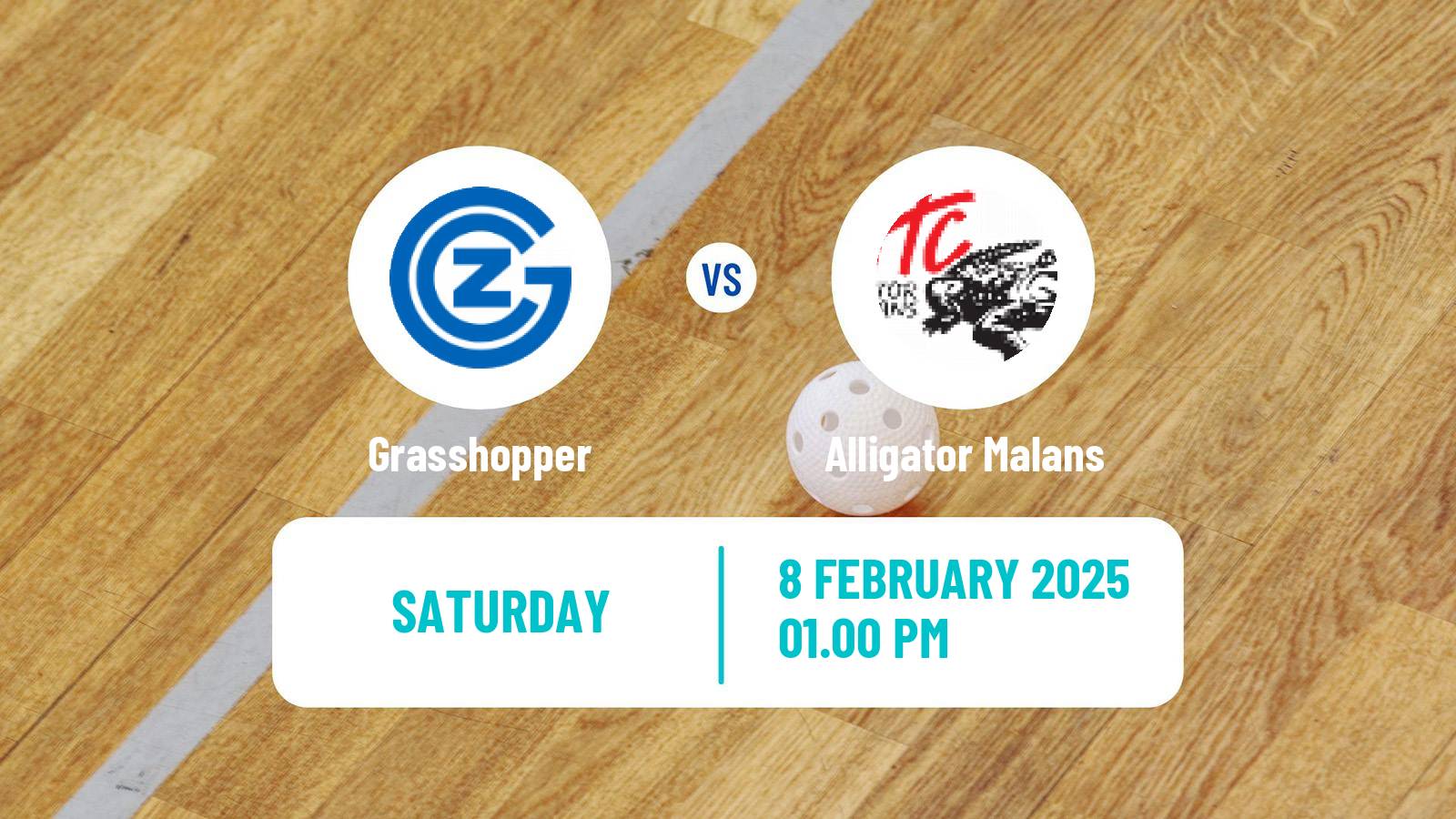 Floorball Swiss NLA Floorball Grasshopper - Alligator Malans