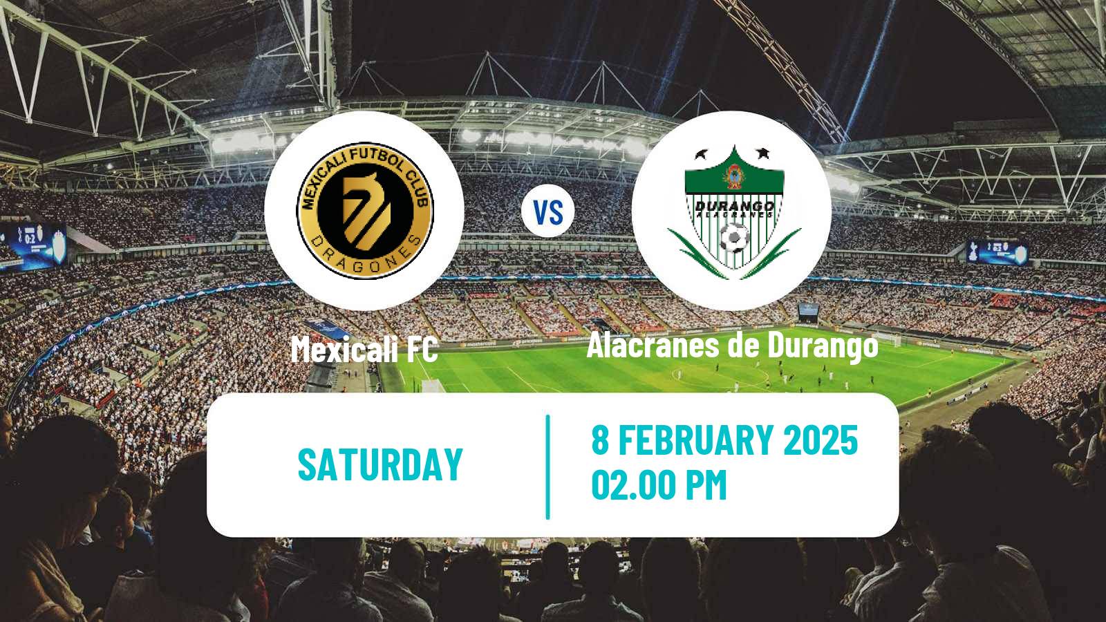 Football Mexican Liga Premier Serie A Mexicali - Alacranes de Durango