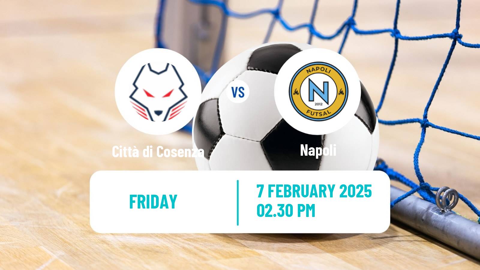 Futsal Italian Serie A Futsal Città di Cosenza - Napoli