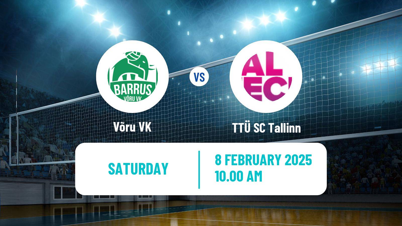 Volleyball Baltic League Volleyball Võru - TTÜ SC Tallinn