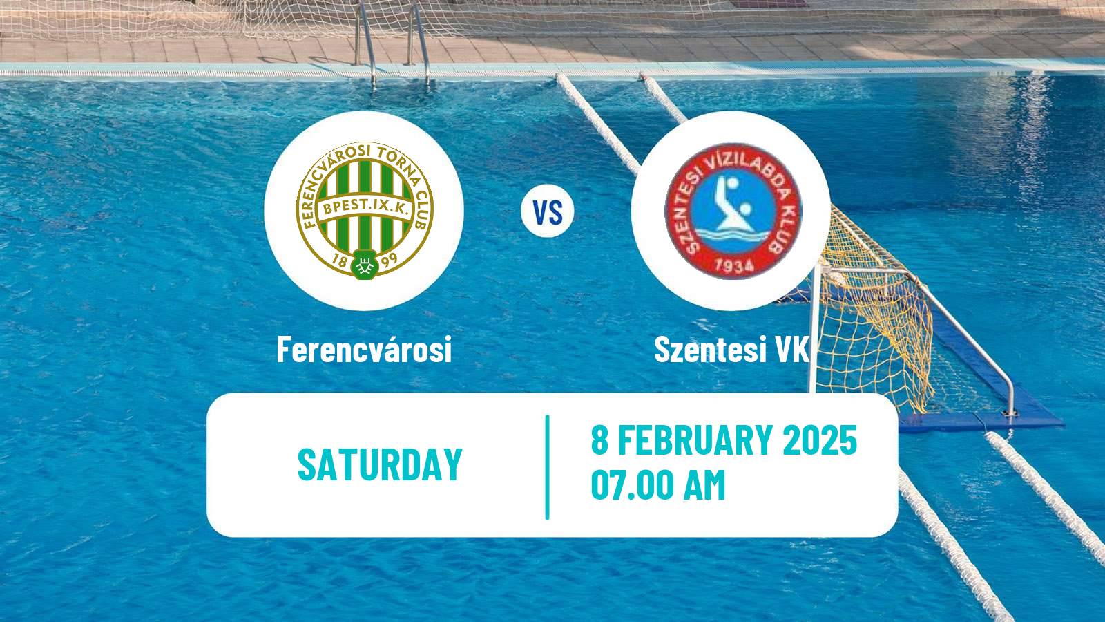 Water polo Hungarian OB I Water Polo Ferencvárosi - Szentes