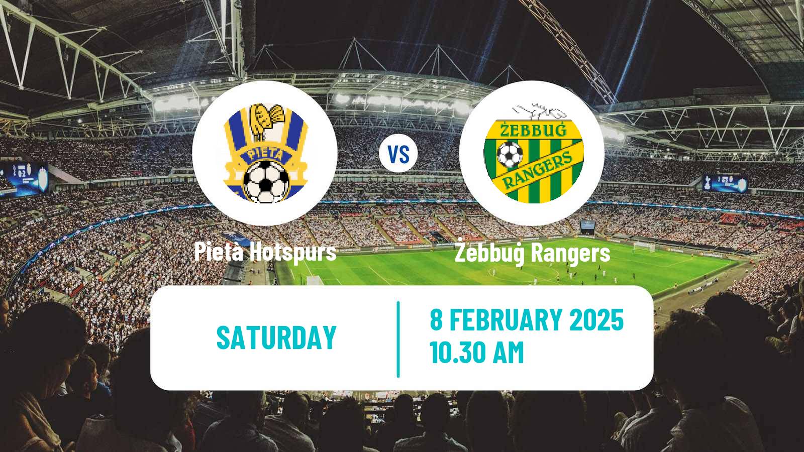 Soccer Maltese Challenge League Pietà Hotspurs - Żebbuġ Rangers