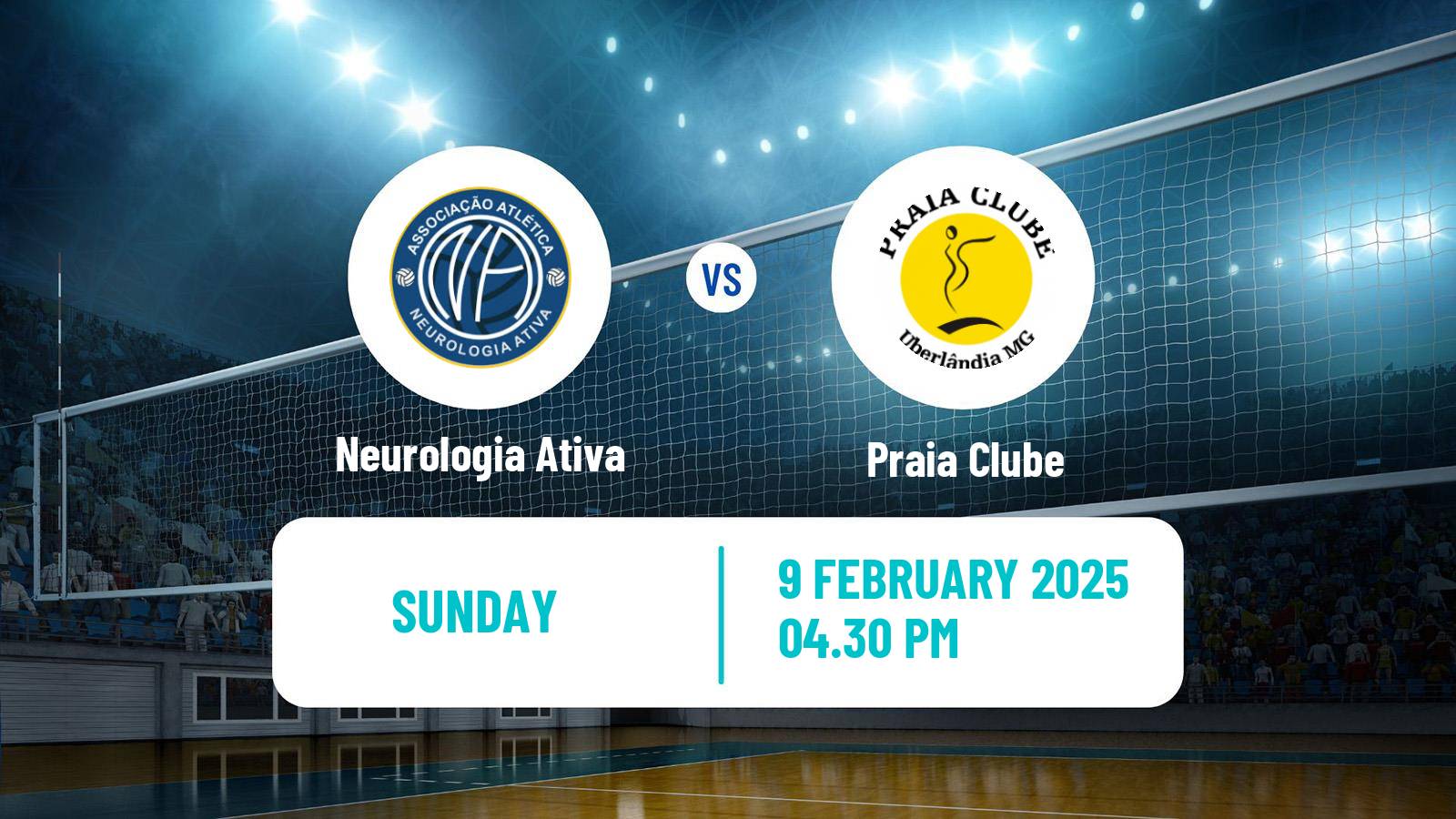 Volleyball Brazilian SuperLiga Volleyball Neurologia Ativa - Praia Clube