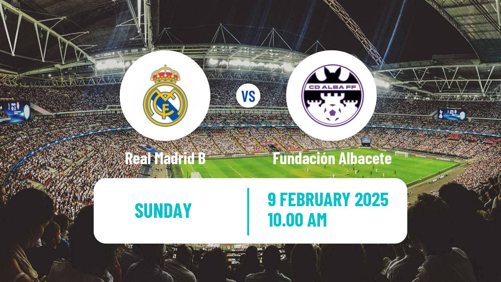 Soccer Spanish Primera Federacion Women Real Madrid B - Fundación Albacete