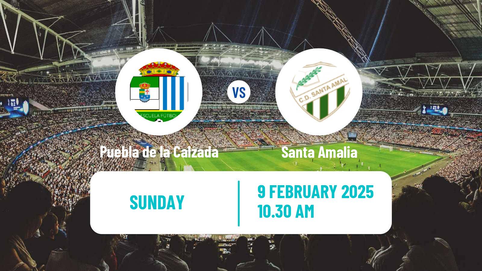 Soccer Spanish Tercera RFEF - Group 14 Puebla de la Calzada - Santa Amalia