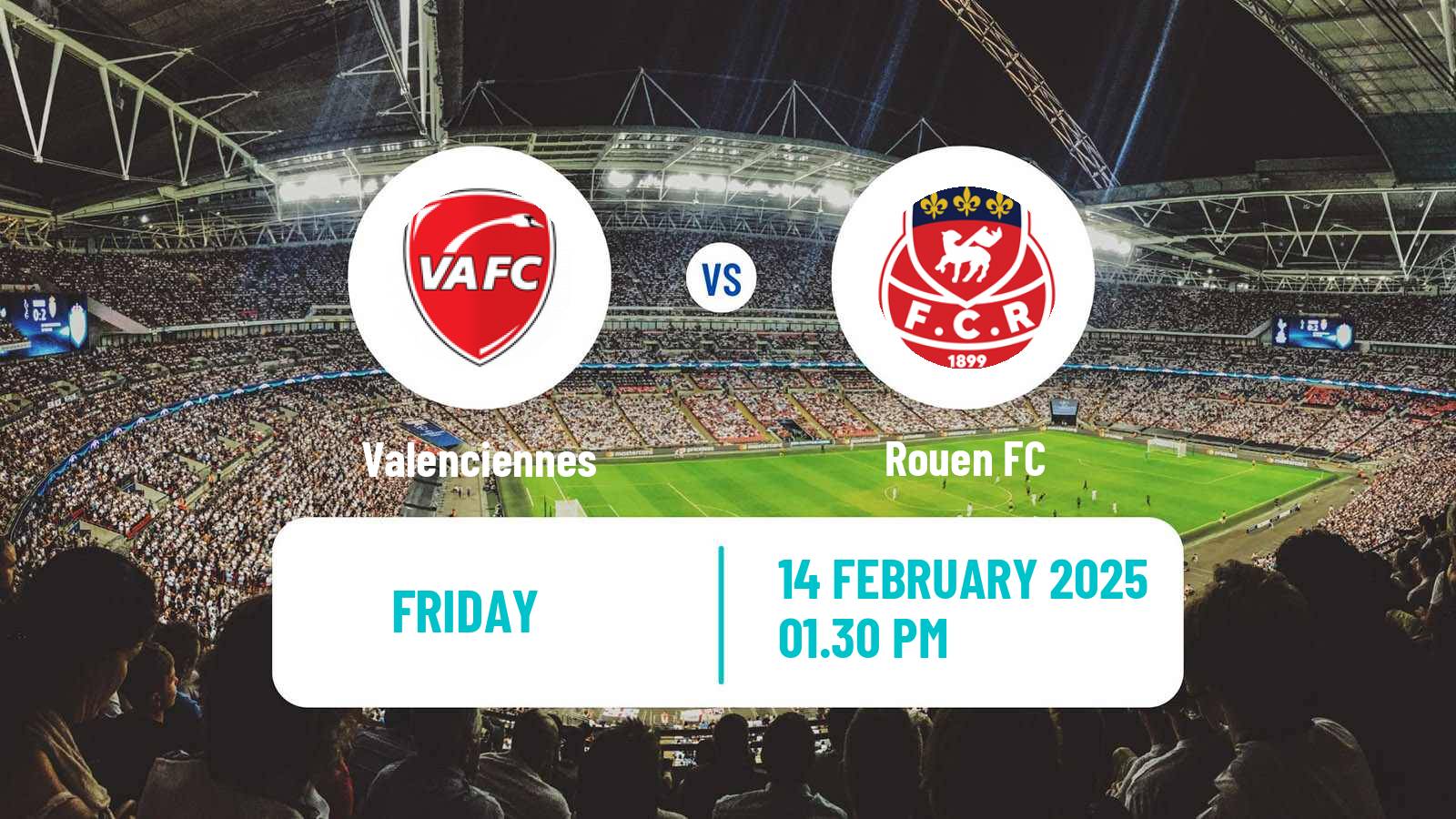 Soccer French National League Valenciennes - Rouen FC
