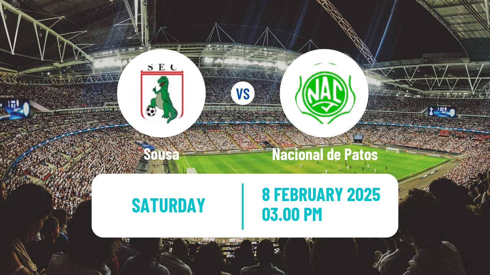 Soccer Brazilian Campeonato Paraibano Sousa - Nacional de Patos
