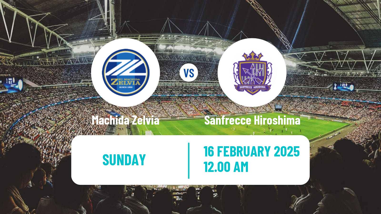 Soccer Japan J1 League Machida Zelvia - Sanfrecce Hiroshima