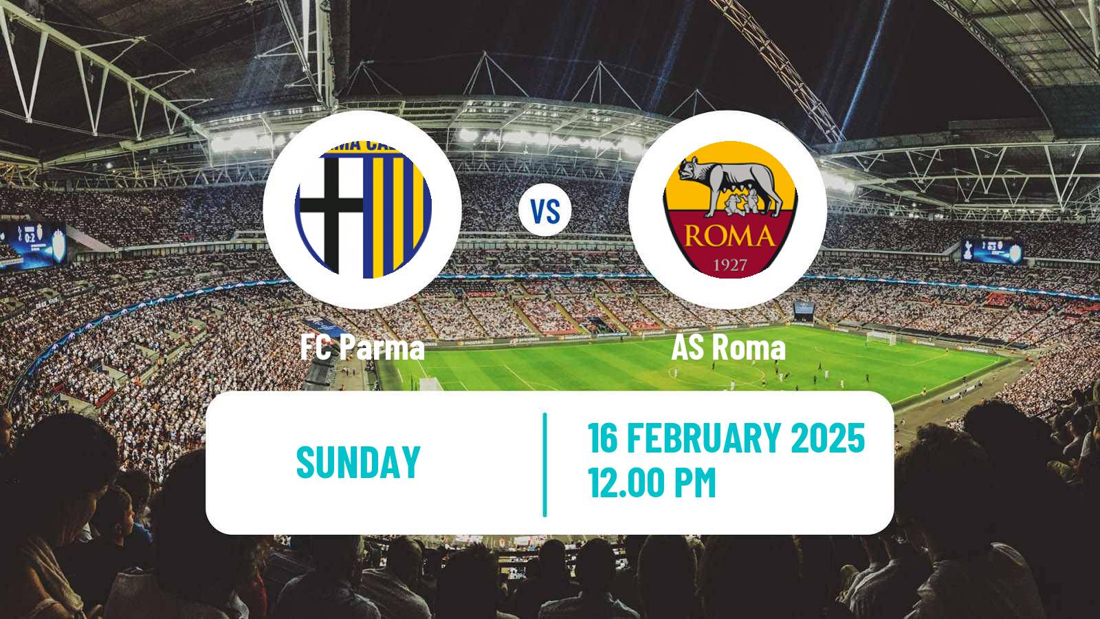 Soccer Italian Serie A Parma - Roma