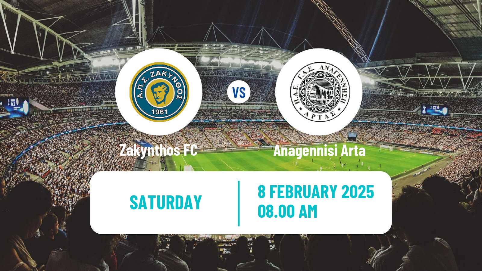 Soccer Greek Gamma Ethniki - Group 2 Zakynthos - Anagennisi Arta