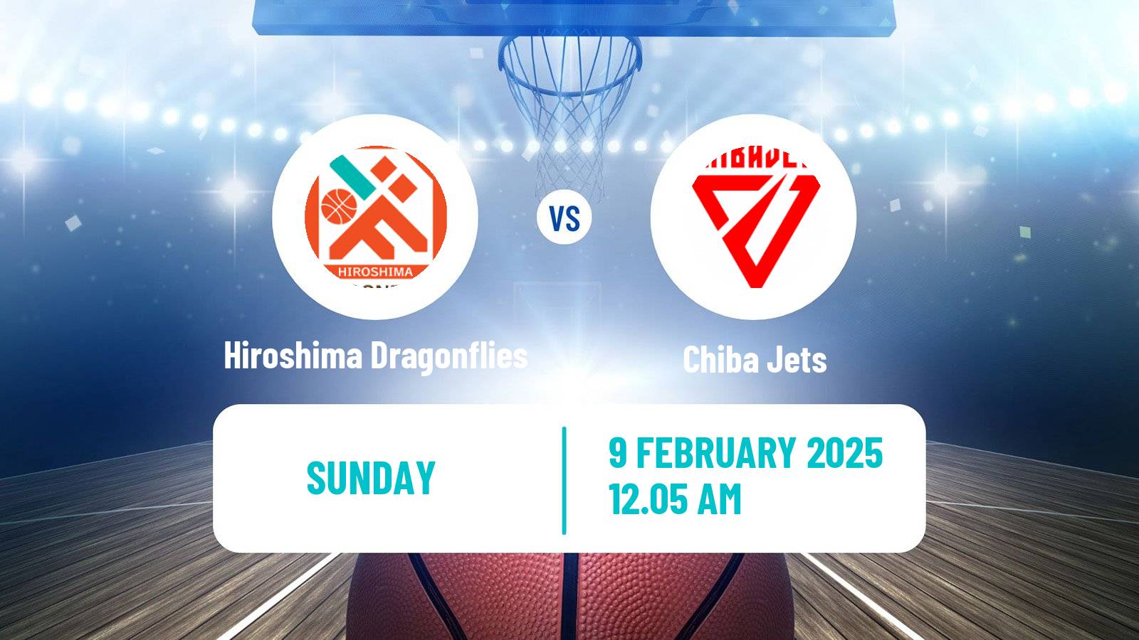 Basketball BJ League Hiroshima Dragonflies - Chiba Jets