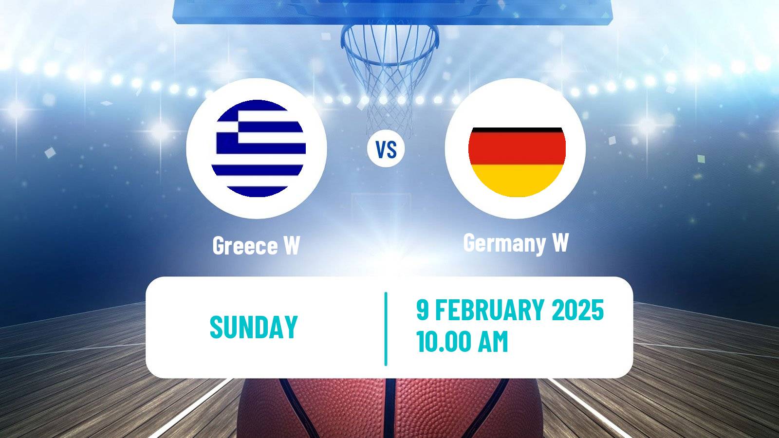 Basketball EuroBasket Women Greece W - Germany W