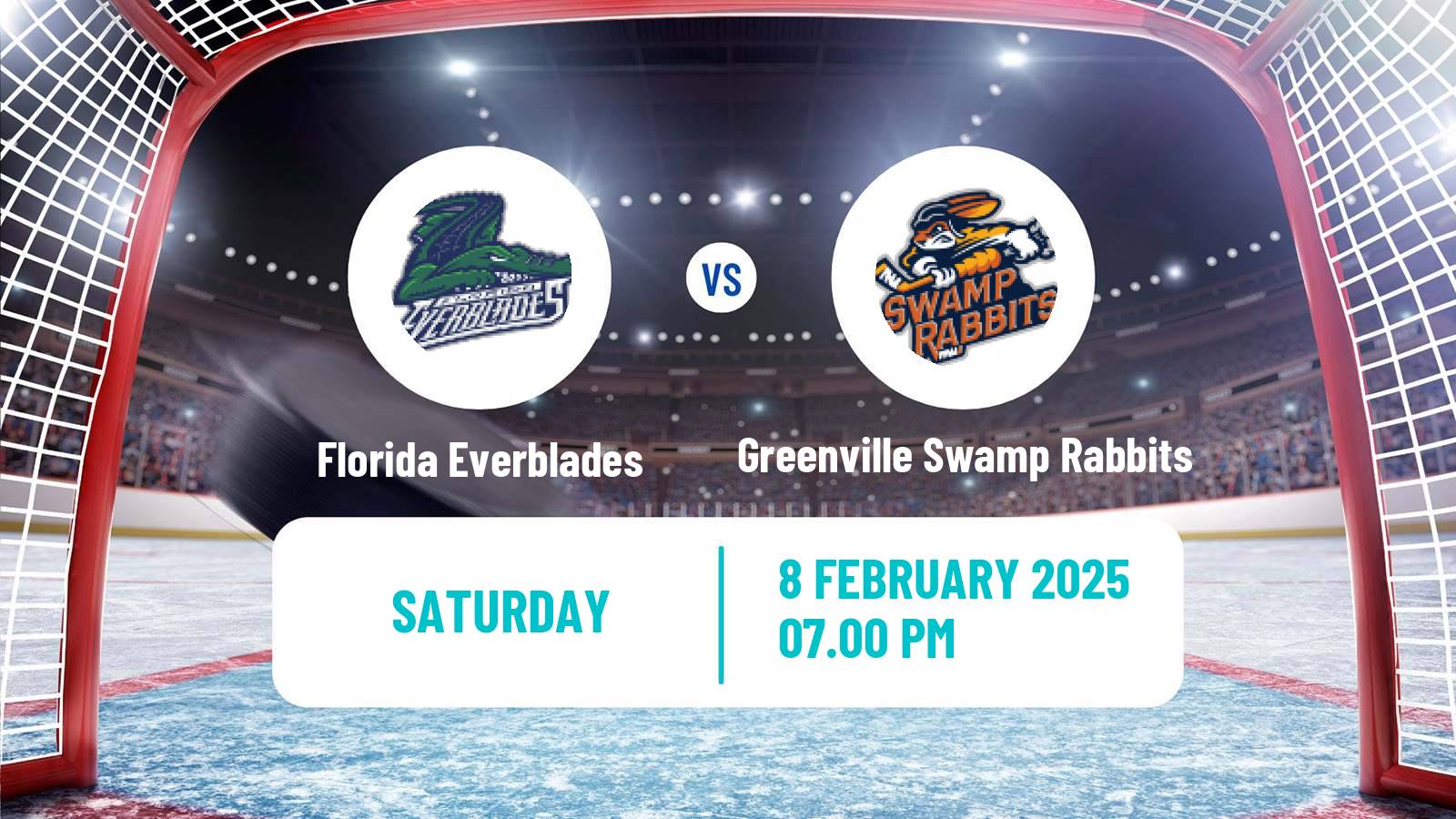 Hockey ECHL Florida Everblades - Greenville Swamp Rabbits