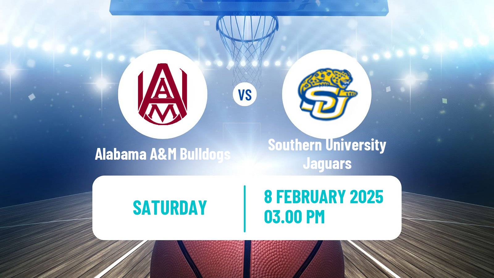 Basketball NCAA College Basketball Women Alabama A&M Bulldogs - Southern University Jaguars