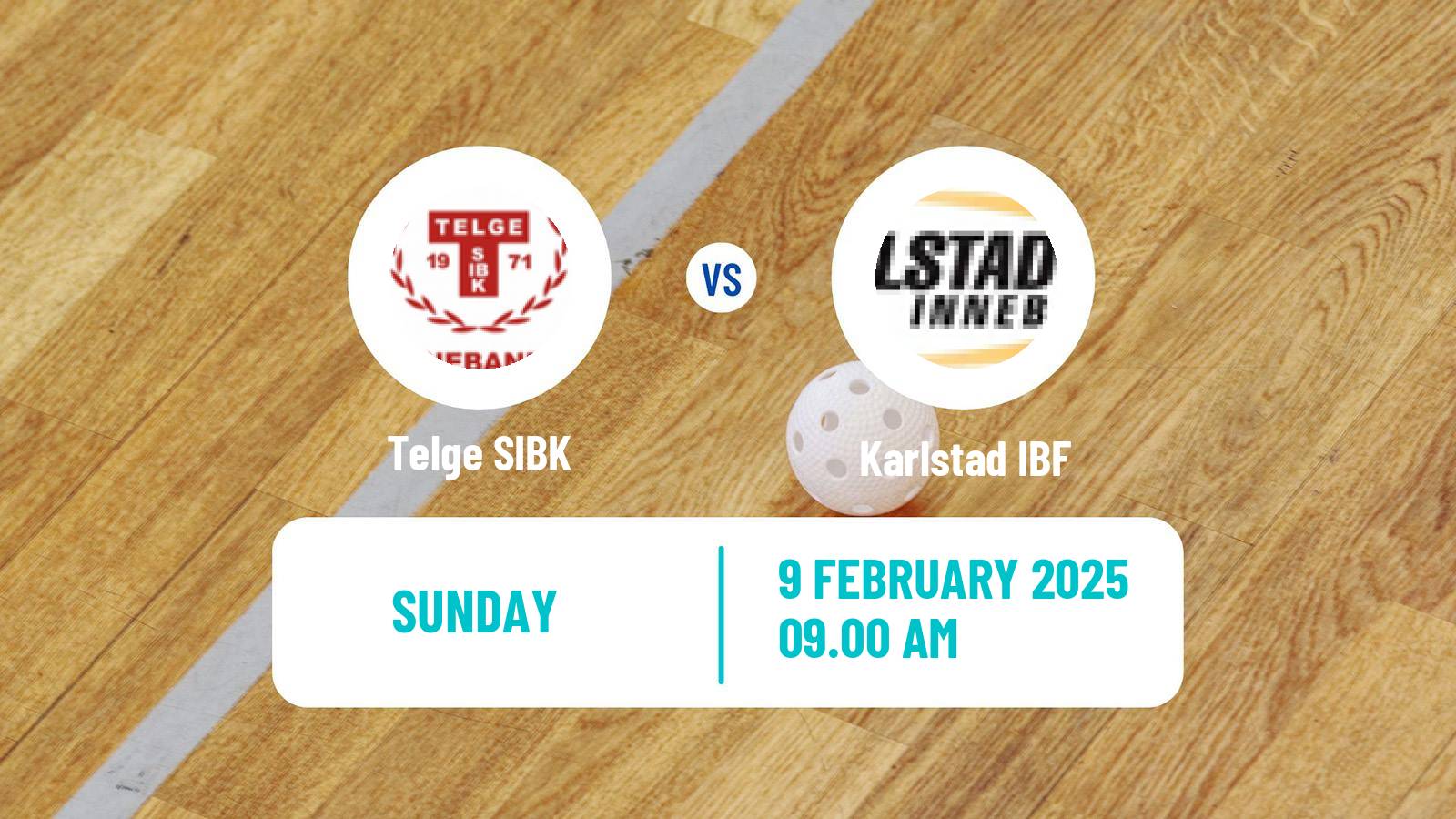 Floorball Swedish Superligan Floorball Women Telge - Karlstad IBF