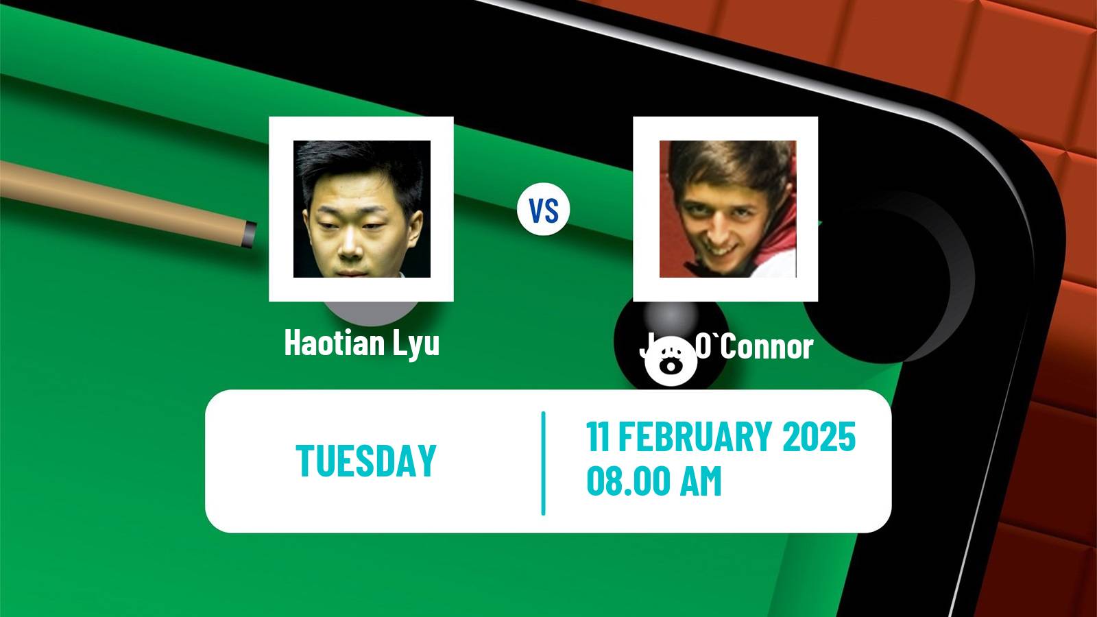 Snooker Welsh Open Haotian Lyu - Joe O`Connor