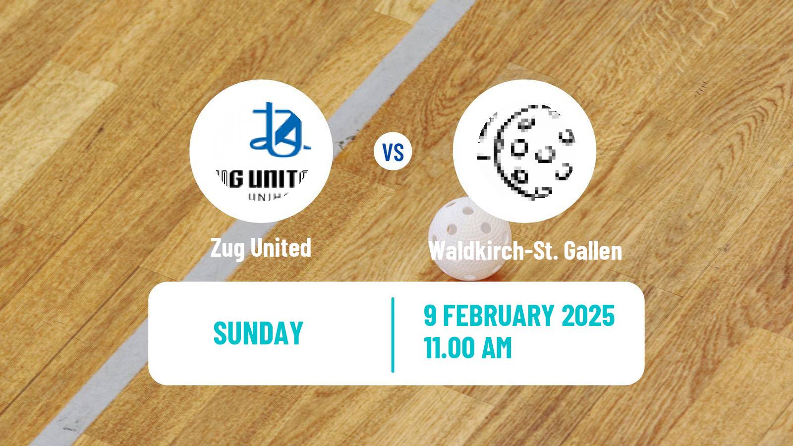 Floorball Swiss NLA Floorball Zug United - Waldkirch-St. Gallen
