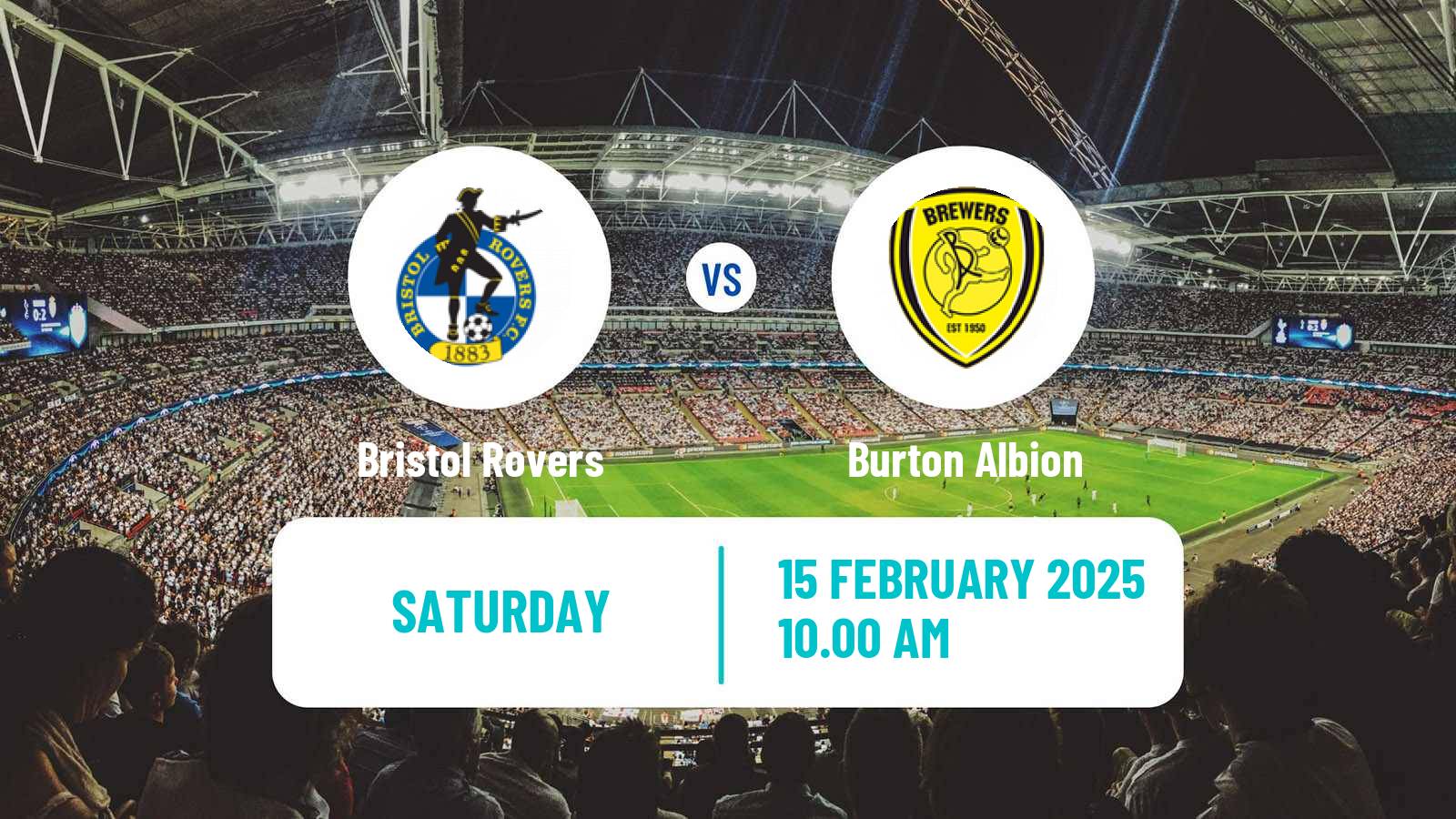 Soccer English League One Bristol Rovers - Burton Albion