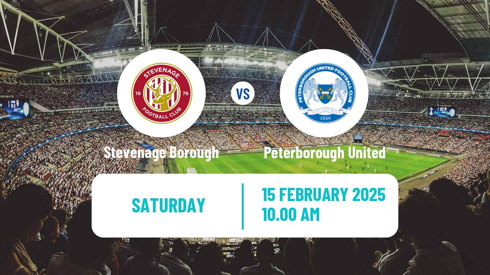 Soccer English League One Stevenage Borough - Peterborough United