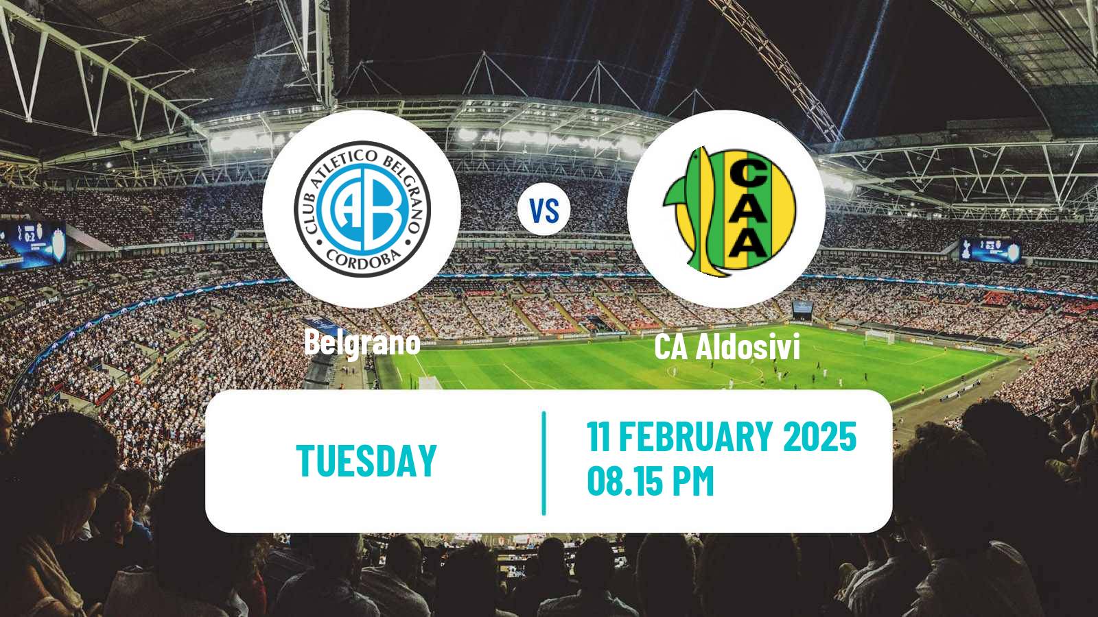 Soccer Argentinian Liga Profesional Belgrano - Aldosivi