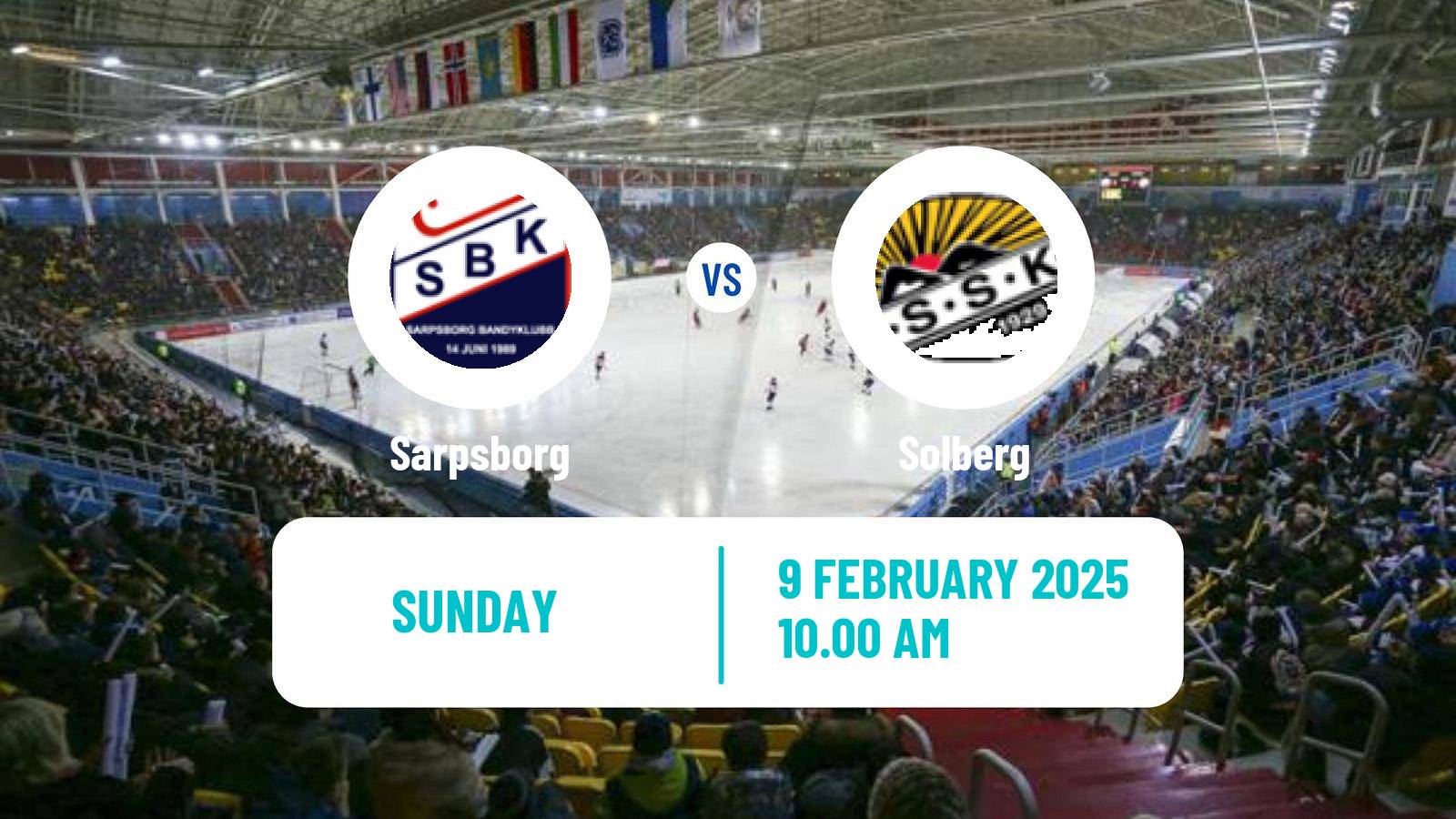 Bandy Norwegian Eliteserien Bandy Sarpsborg - Solberg
