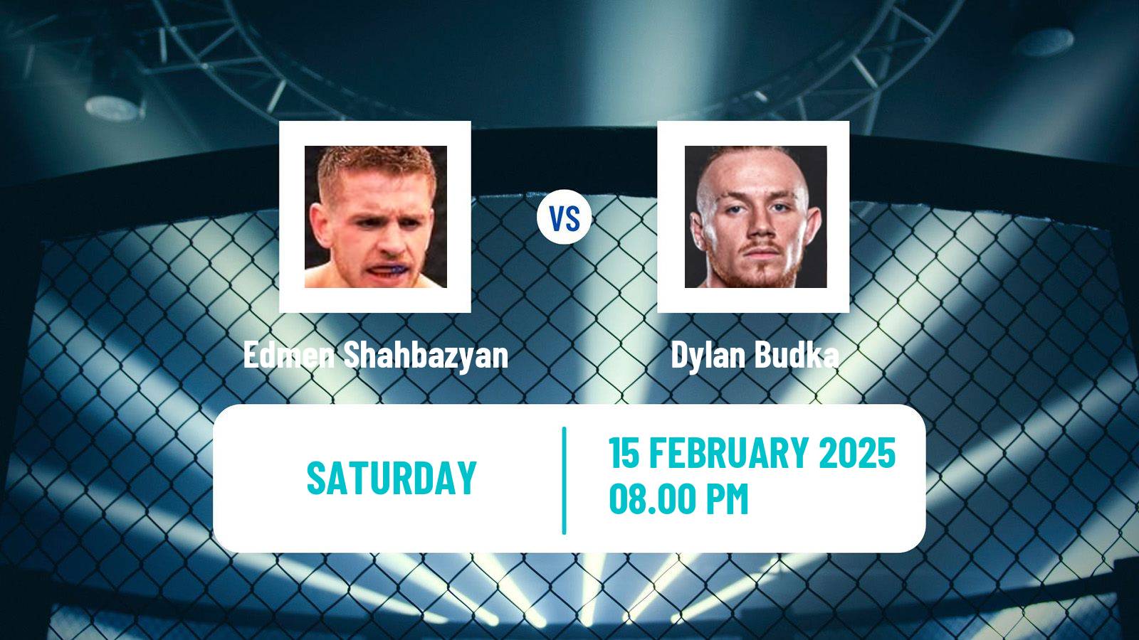 MMA Middleweight UFC Men Edmen Shahbazyan - Dylan Budka