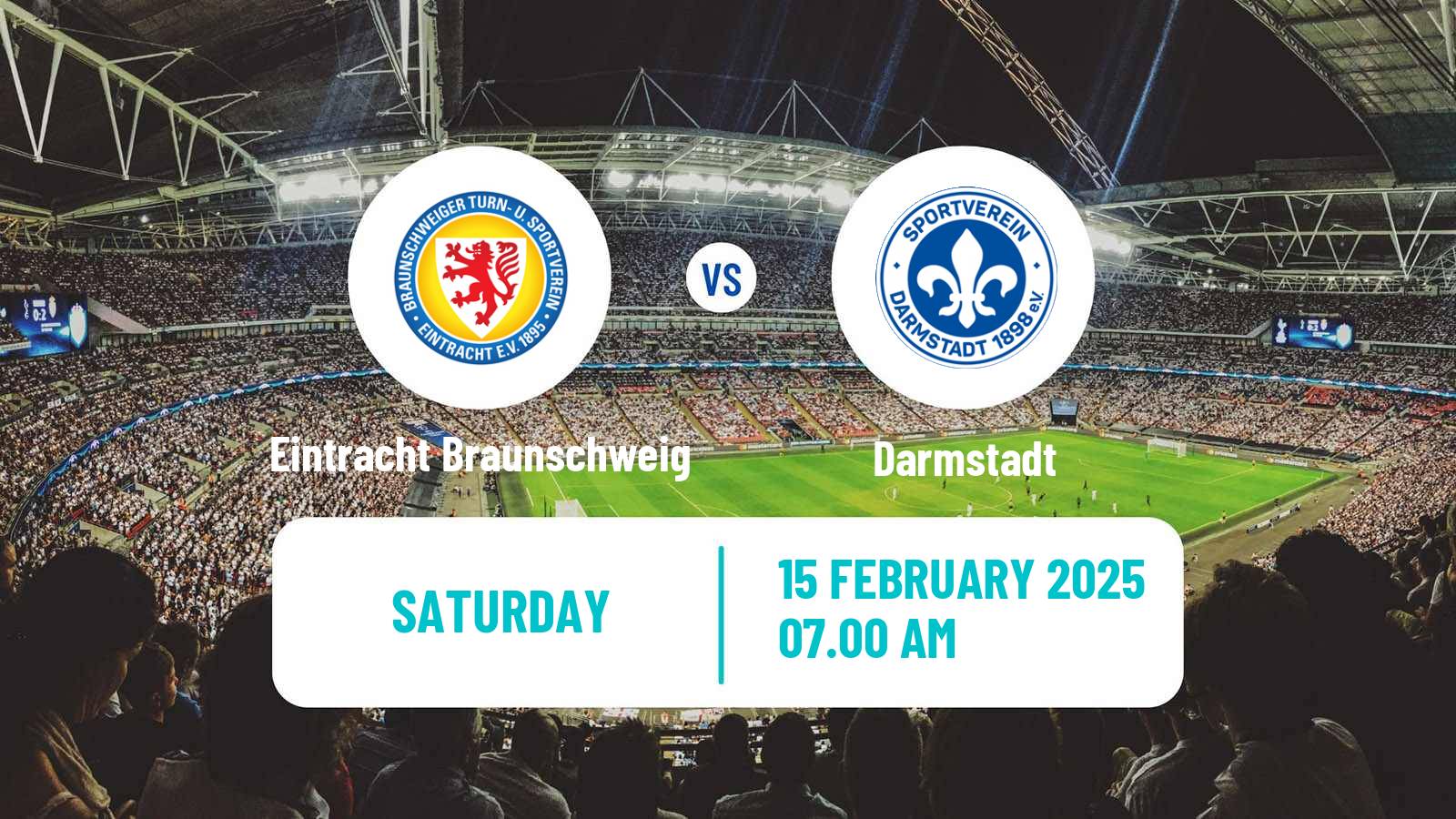 Soccer German 2 Bundesliga Eintracht Braunschweig - Darmstadt