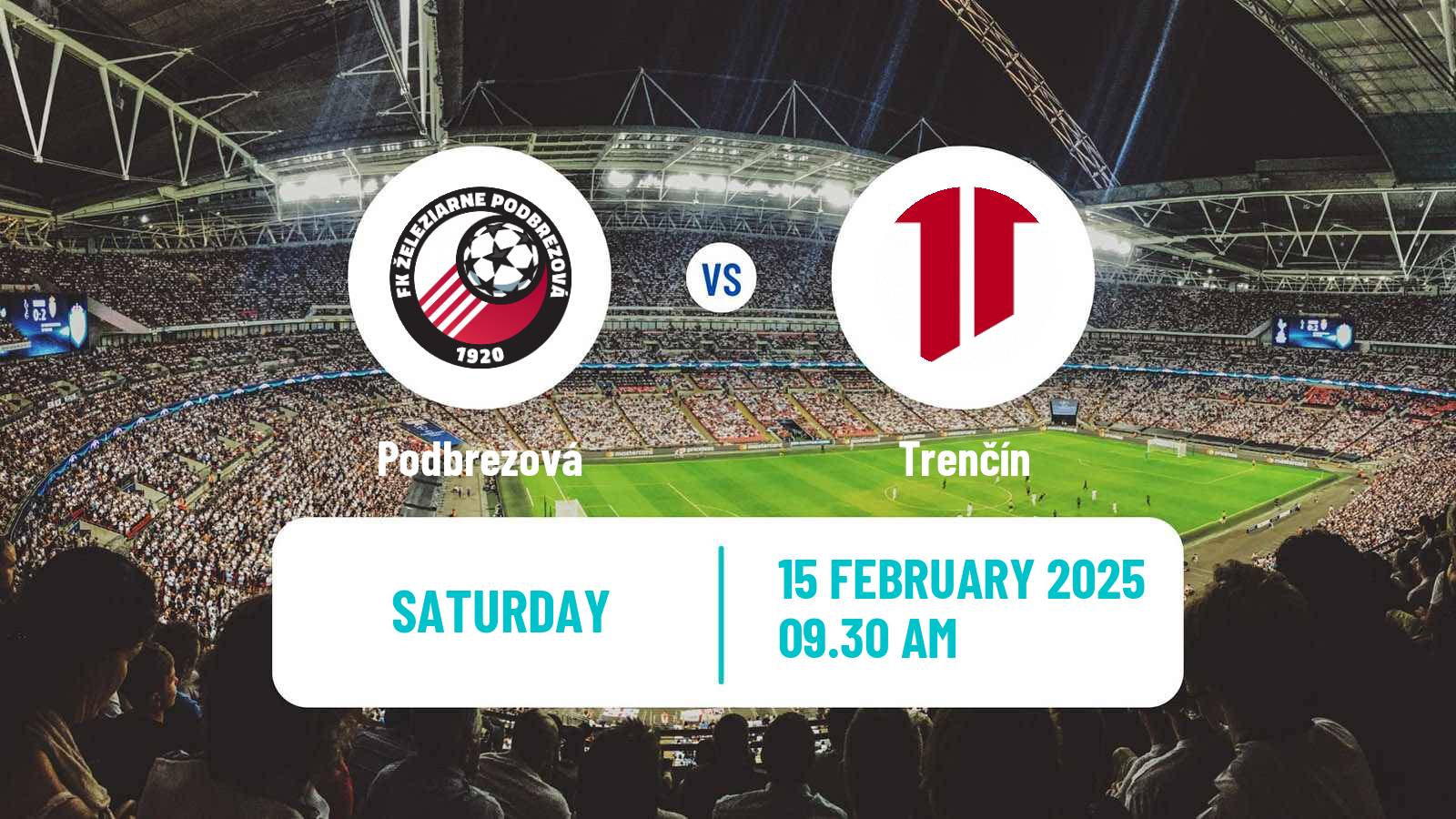 Soccer Slovak Superliga Podbrezová - Trenčín