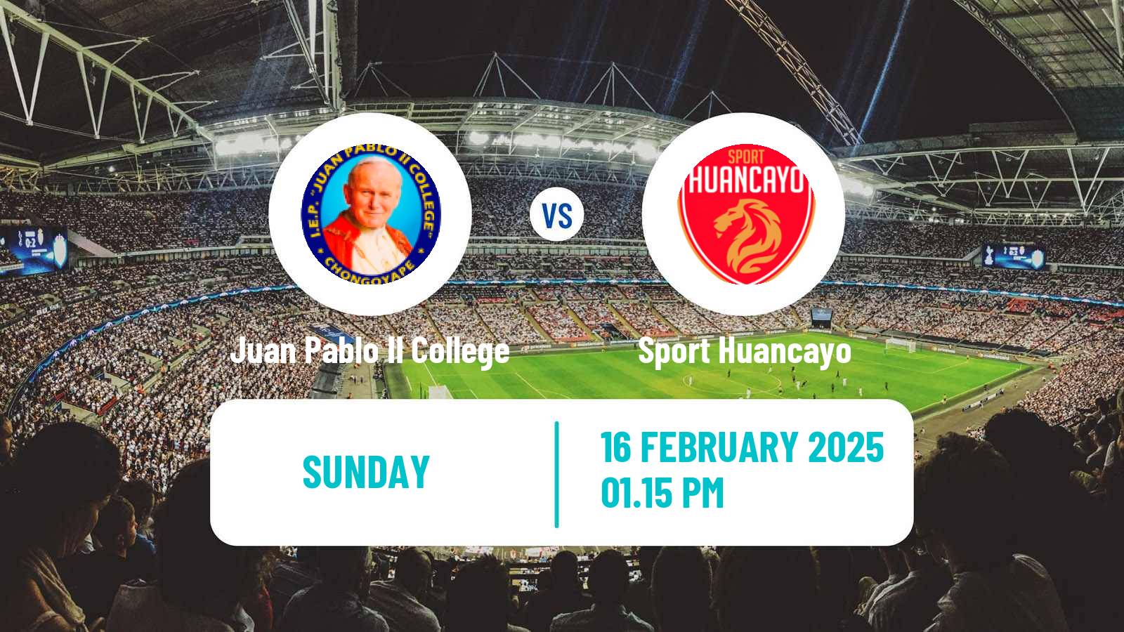 Soccer Peruvian Liga 1 Juan Pablo II College - Sport Huancayo