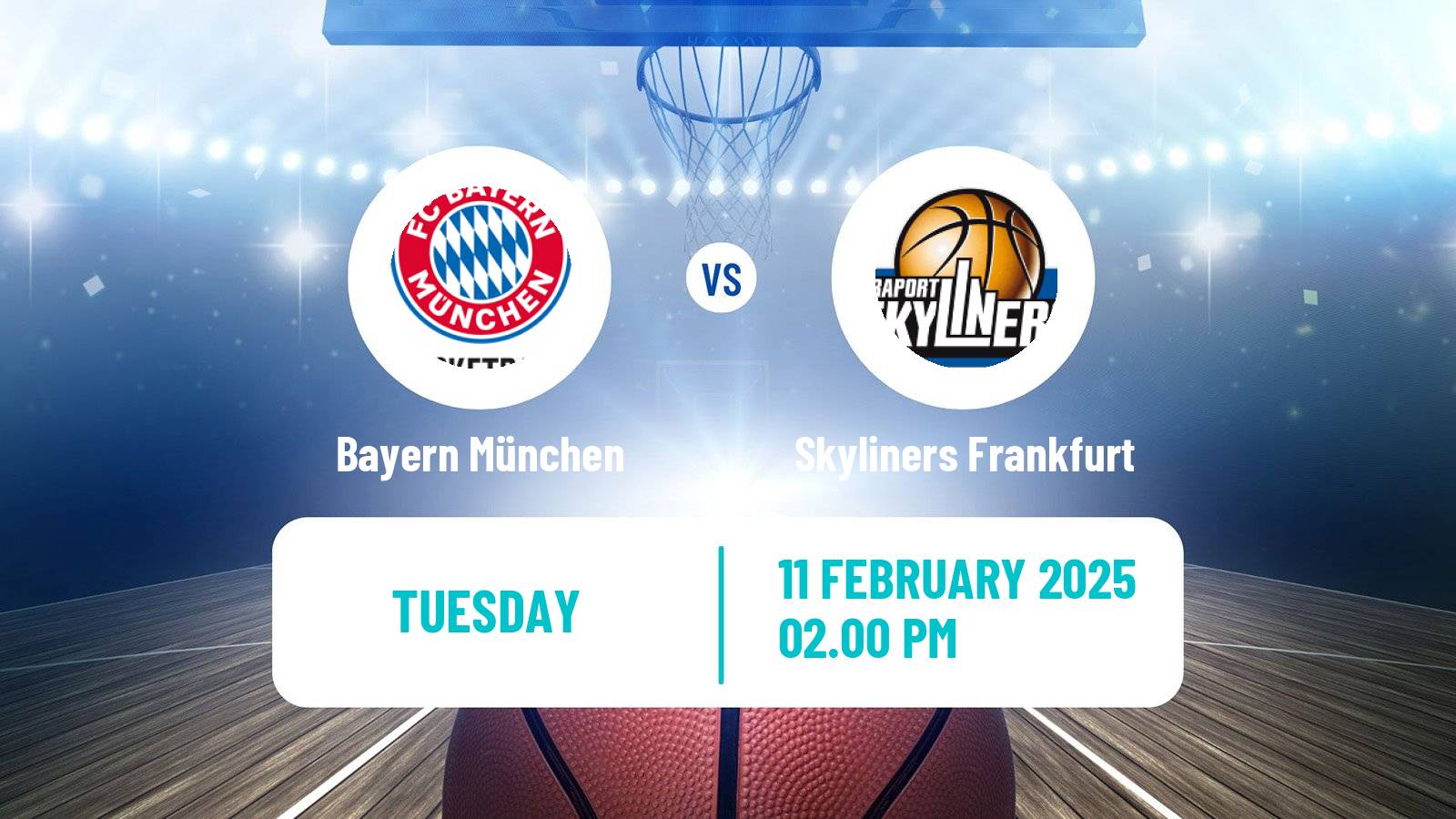 Basketball German BBL Bayern München - Skyliners Frankfurt