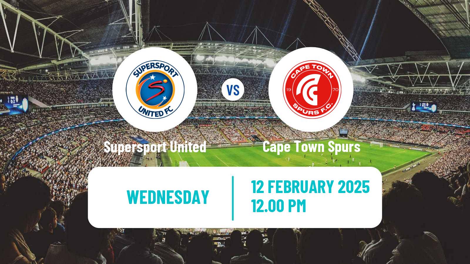 Soccer South African Nedbank Cup Supersport United - Cape Town Spurs