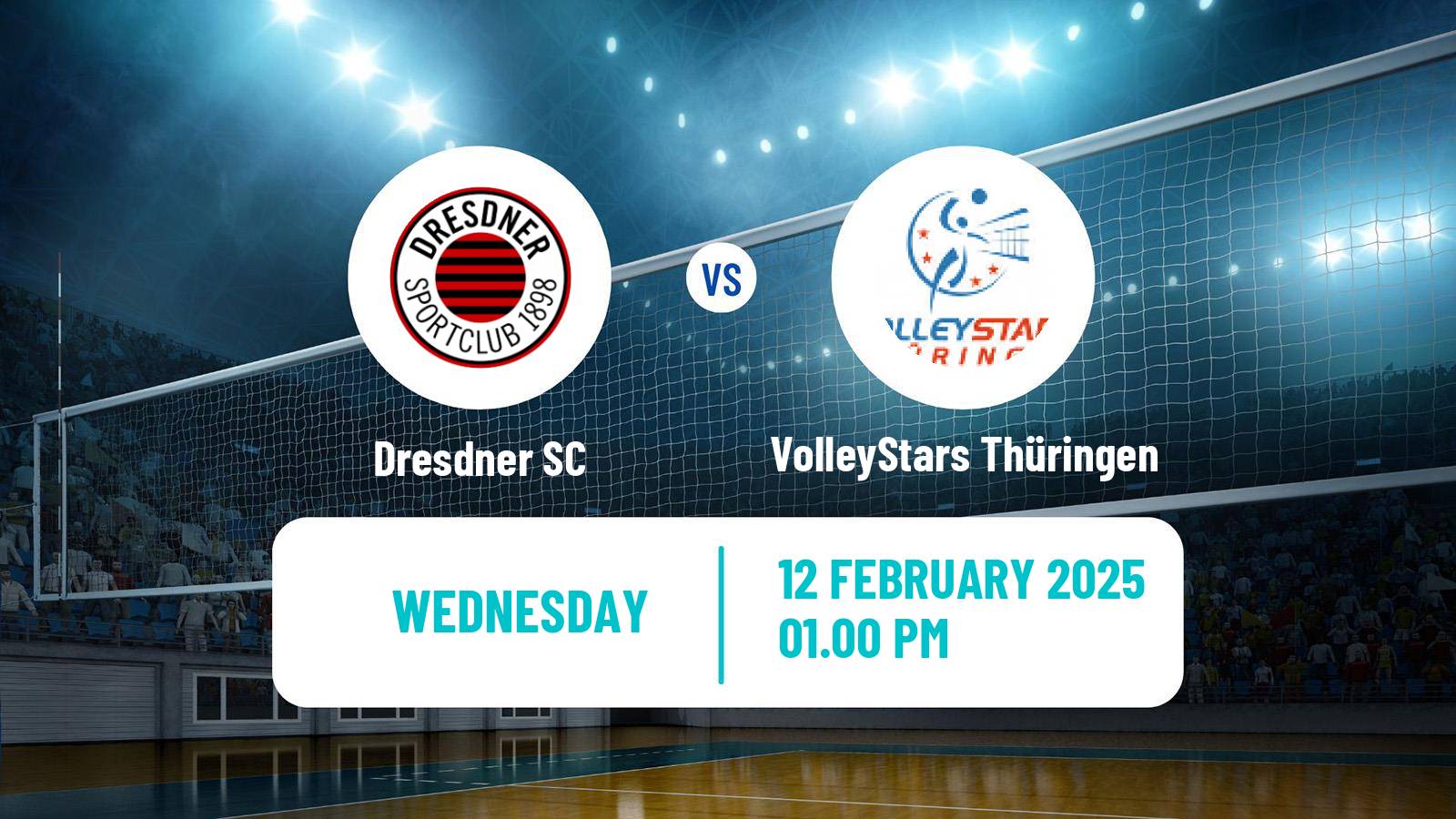 Volleyball German Bundesliga Volleyball Women Dresdner SC - Suhl Thüringen