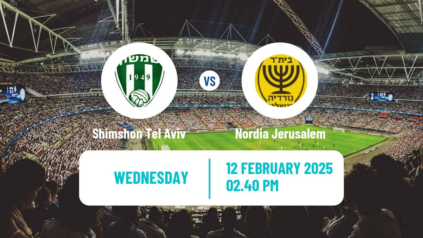 Soccer Israeli Liga Alef South Shimshon Tel Aviv - Nordia Jerusalem