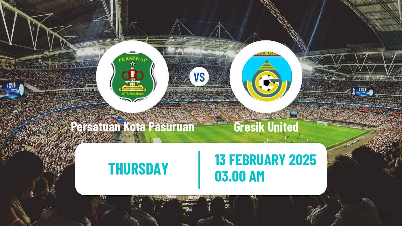 Soccer Indonesian Liga 2 Persatuan Kota Pasuruan - Gresik United
