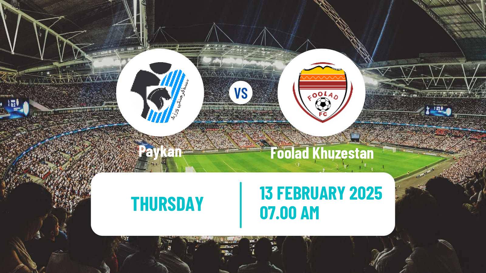 Football Iran Hazfi Cup Paykan - Foolad Khuzestan