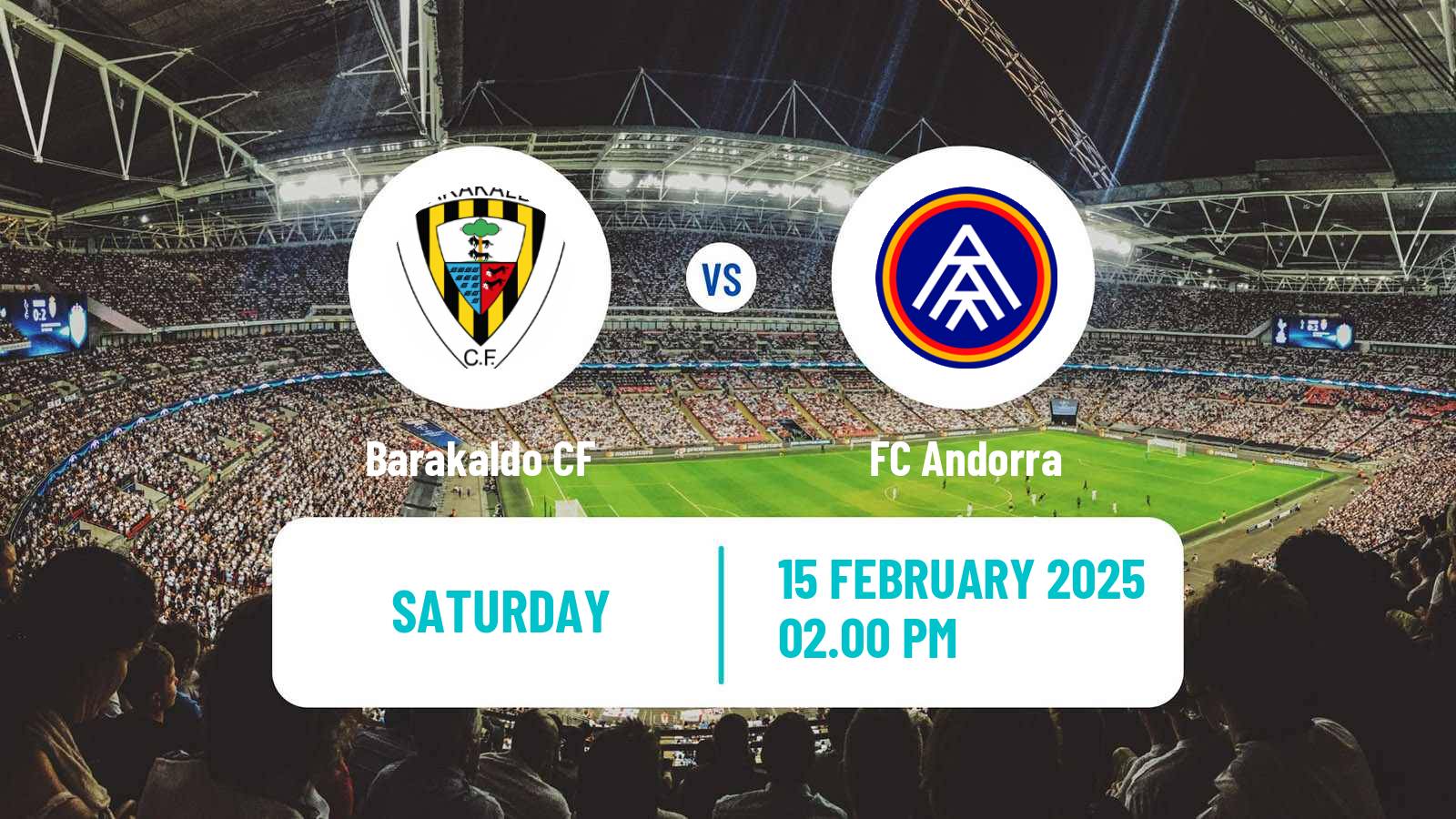Football Spanish Primera RFEF Group 1 Barakaldo - FC Andorra