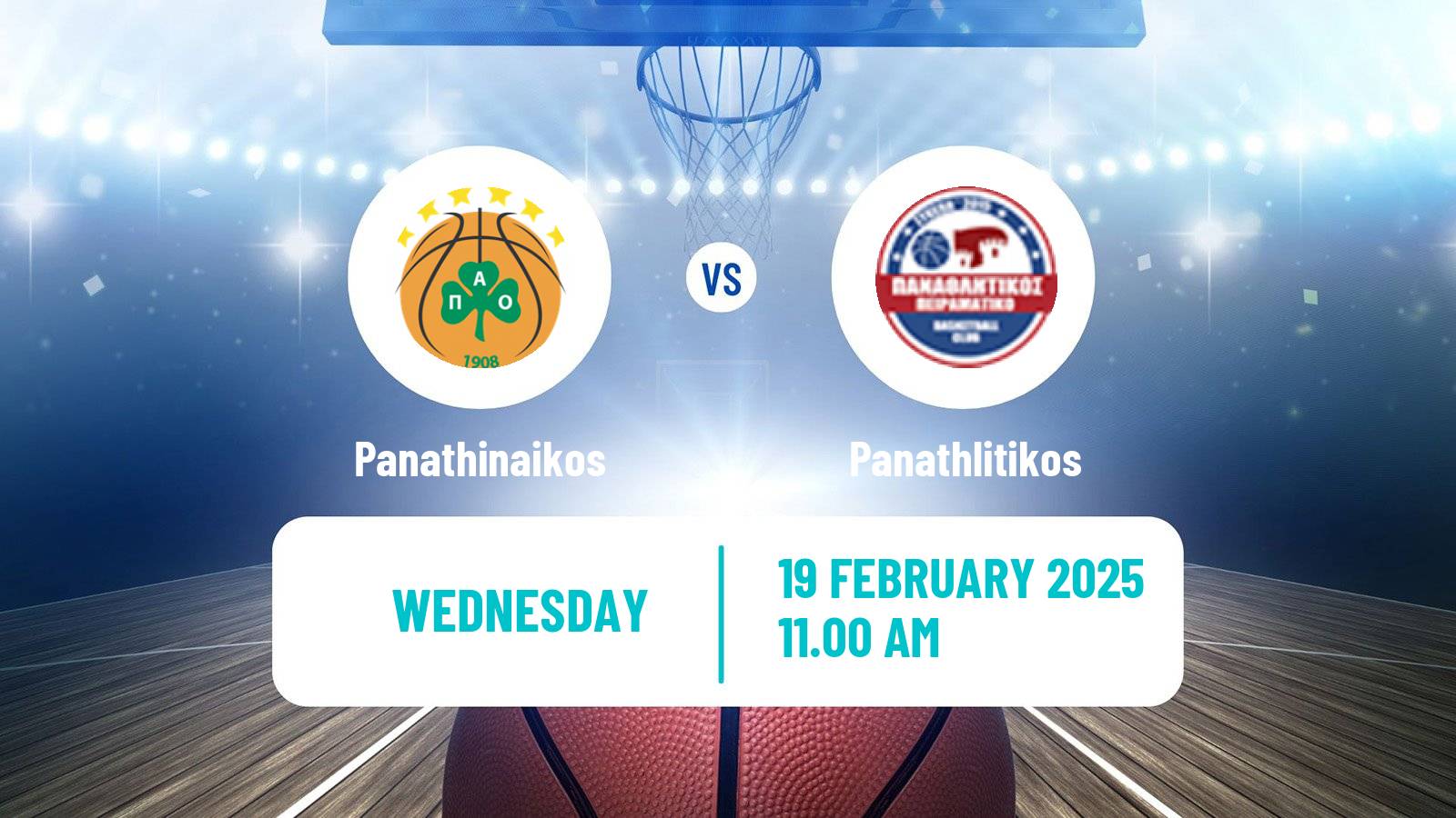 Basketball Greek Basket League A1 Women Panathinaikos - Panathlitikos