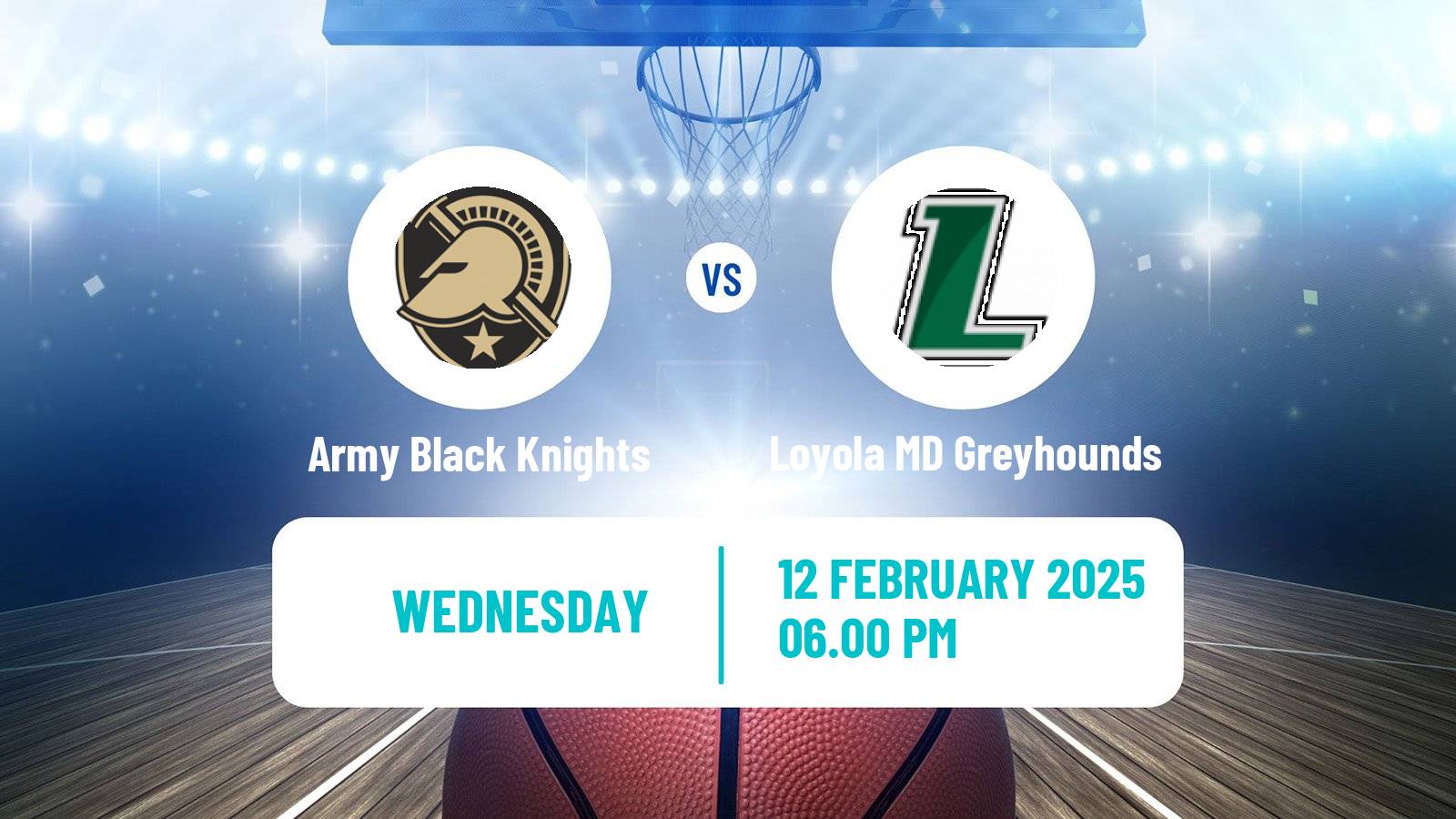 Basketball NCAA College Basketball Women Army Black Knights - Loyola MD Greyhounds
